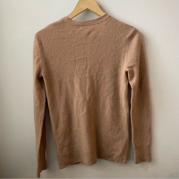 Equipment Sullivan Camel Cashmere Cardigan Sweater - Picture 5 of 6